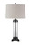 Talar Clear / Bronze Finish Glass Table Lamp
