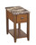 Breegin Brown Chair Side End Table Removable Tray
