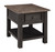 Tyler Grayish Brown / Black Rectangular End Table