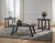 Noorbrook Black / Pewter Occasional Table Set (Set of 3)