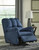 Darcy Blue Rocker Recliner