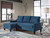 Jarreau Blue Sofa Chaise Sleeper