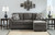 Brise Slate Sofa Chaise