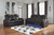 Party Midnight Power Reclining Loveseat/Con/Adj Hdrst