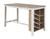 Skempton White Rectangular Counter Table W/Storage