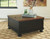 Valebeck Black / Brown Lift Top Cocktail Table