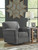 Zarina Graphite Swivel Accent Chair
