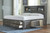 Caitbrook Gray King Storage Bed With 8 Drawers