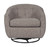 Upshur Taupe Swivel Glider Accent Chair