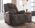 Warrior Brown Dark Power Rocker Recliner