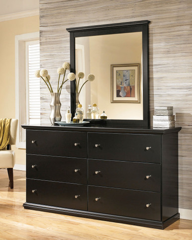 The Maribel Black Dresser, Mirror available at Wier Furniture serving Lewistown, MT and surrounding areas. The Maribel Black Dresser, Mirror available at Wier Furniture serving Lewistown, MT and surrounding areas.