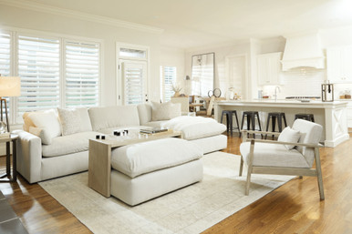 The Sophie Ivory 4 Pc. Right Arm Facing Chaise 3 Pc Sectional