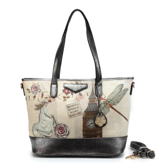 Purse, Dragonfly Black Trim USA Made Scratch Resistant 