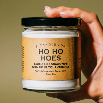 Candle, Christmas Santa Ho Ho Hoes 40 Hour Burn