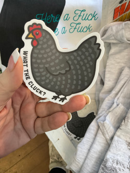 Sticker, Chicken Black