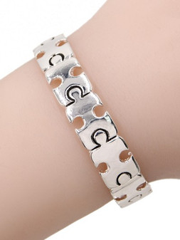 Bracelet, Autism Stretch Puzzle Piece 