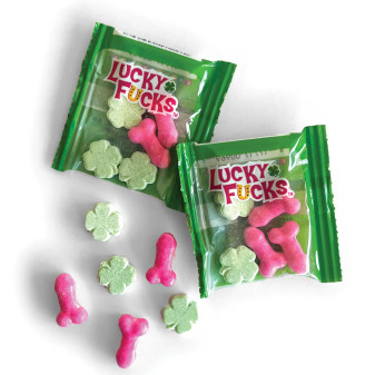 Candy, Penis Shamrocks Lucky Fucks Penis