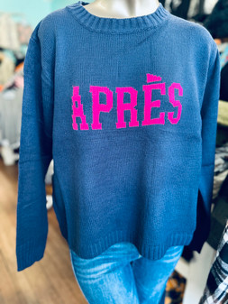 Sweater, Apres Ski Navy Pink Sweater, Apres Ski Navy Pink