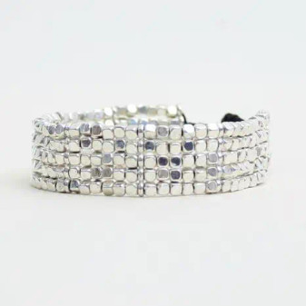 Bracelet, 5 Square Premium Alloy