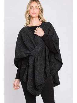 Interlock Wrap Ponch Charcoal Black