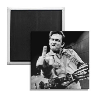 Magnet, Fridge Johnny Cash Middle Finger Magnet, Fridge Johnny Cash Middle Finger