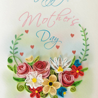 Card, Quilling Mother’s Day