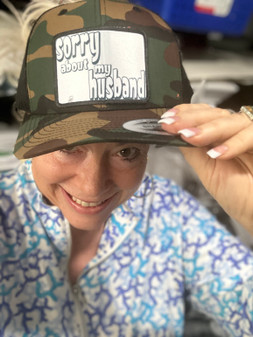 Cap Baseball Trucker Camouflage Sorry About My Husband 