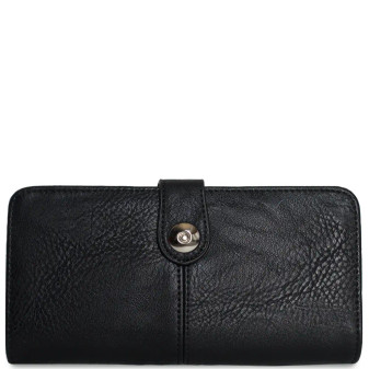 Wallet, RFID Credit Card Protection Phone Holder Black