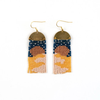 Earrings Beaded Glass Moonrise Gooden