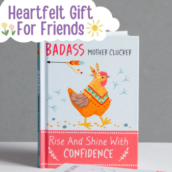 Funny Book Inspirational Mother Clucker Shine With Confidence 