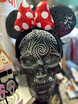 Halloween Costume Minnie Micky Mouse Ears Red Polka Dot