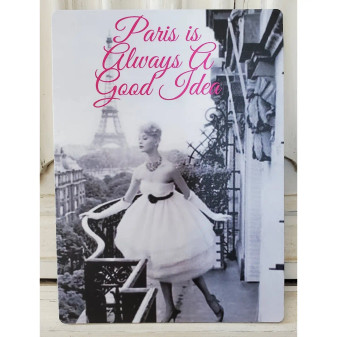 Paris Is Always A Great Idea Magnet Vintage Eiffel Tower 