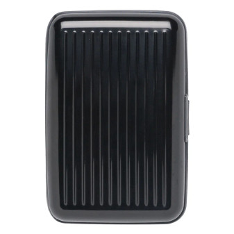 Armored Wallet RFID Credit Card Protection Black