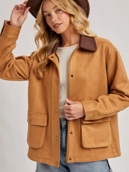 Faux Suede Jacket Carhartt Style 