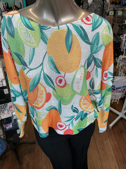 One Size Top Citrix Fruits Oranges Limes Made In Italy