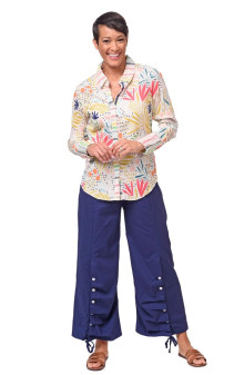 Button Down Shirt Top Whimsy 