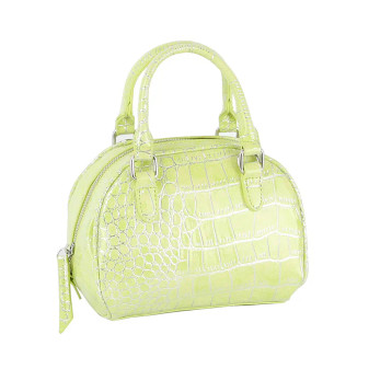 Purse Alligator Crocodile Embossed Crossbody Lime Green