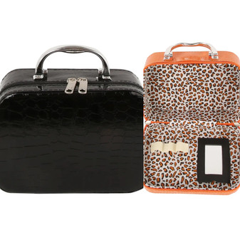 Makeup Vanity Case Purse Black