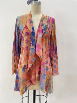 Kamana Cardigan Grand Canyon Orange Burnout 