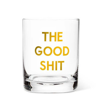 Abbott The Good Shit Glass Tunbler  Drink Be erage