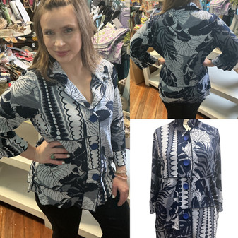 Kamana Jacket Cardigan Black Grey 