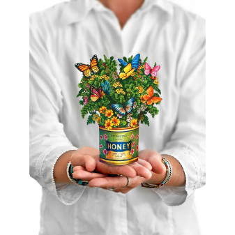 FreshCut Mini Pop Up 3D Butterflies Greeting Card