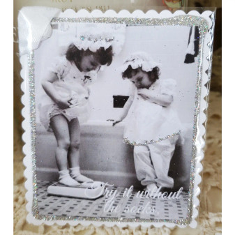 Gift Tag Funny Weight Scale Try It Without The Socks USA Made