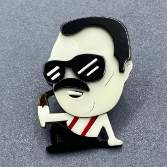 Freddie Mercury Queen Acrylic Pin