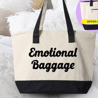 Emotional Baggage Canvas Tote