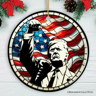 Trump MAGA Ornament America President Of The United States