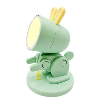 Rabbit Night Light Batteries Include Green