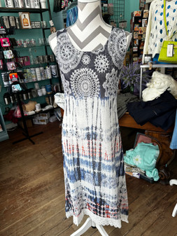 Kamana Tie Dye Neutrals Dress