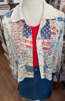 American Flag Freedom Jacket Light Sparkle
