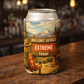 Can Cooler Koozie Bullshit Levels Extreme High Today